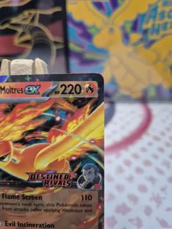 Pokemon TCG Team Rocket's Moltres EX 031/182 Destined Rivals | STAMPED NM - Image 3