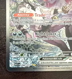 Pokemon N's Zoroark EX 286/217 Ascended Heroes Special Illustration Rare (SIR) - Image 2