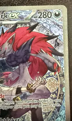 Pokemon N's Zoroark EX 286/217 Ascended Heroes Special Illustration Rare (SIR) - Image 5
