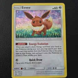 Pokemon TCG Eevee McDonald's 2018 11/12 Promo Holo 60 HP English 2018 - Image 1