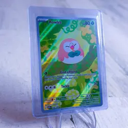 Pokemon - 090/088 Rowlet ME03 Perfect Order Illustration Rare Holo NM TCG - Image 2