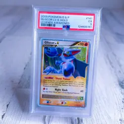 PSA 5 2008 Pokemon Diamond Pearl Legends Awakened Gliscor Lv.X Holo Foil 141/146 - Image 2