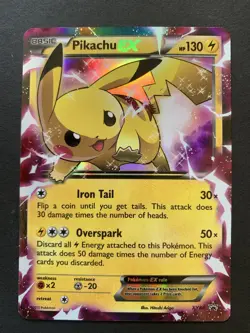 Pikachu EX Black Star Promo XY84 Pokemon 2016 NM - Image 1