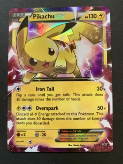 Pikachu EX Black Star Promo XY84 Pokemon 2016 NM - Image 2