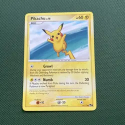 Pokemon | Pikachu 15/17 POP Series Promos 9 Regular Common Pokemon TCG 2009 - Image 1