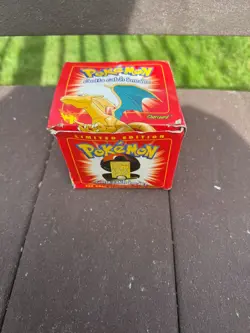 1999 Burger King Pokemon Charizard 23K Gold Plated Metal Card #6 Nintendo - Image 1