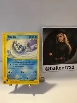 Totodile 135/165 - Pokemon TCG - Expedition Base Set - Vintage Regular - Image 1