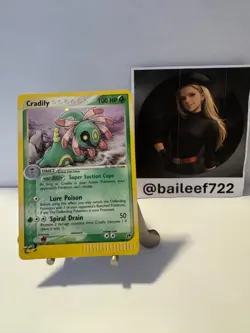 Cradily 3/100 - Pokemon TCG - Sandstorm - Vintage Holo - Image 1