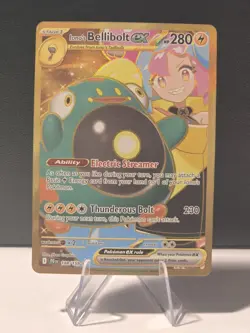 Iono's Bellibolt ex 188/159 Hyper Rare Gold - Journey Together JTG Pokemon NM - Image 1