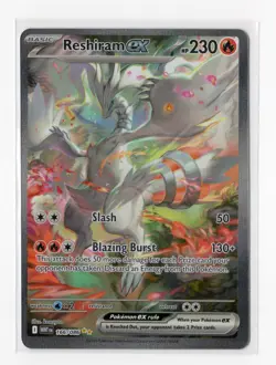 Pokemon Reshiram ex Special Illustration Rare SV: White Flare 166/086 NM SIR - Image 1