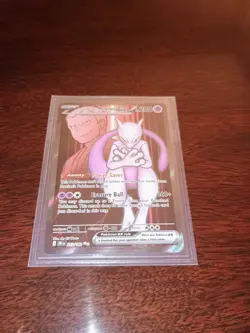 NM Team Rocket’s Mewtwo Ex Pokemon (Destined Rivals) 213/182 - - Image 4