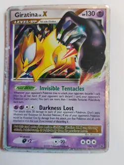 Pokemon TCG Giratina Lv. X 124/127 Rare Holo from Platinum - LP - Image 1