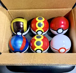 Pokemon TCG Pokeball Tin, Mixed Lot of 6 OPENED - Image 1