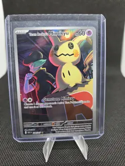 Pokemon Team Rocket's Mimikyu 238/217 SV Full Art Holo Rare Basic EN 2024 - Image 1