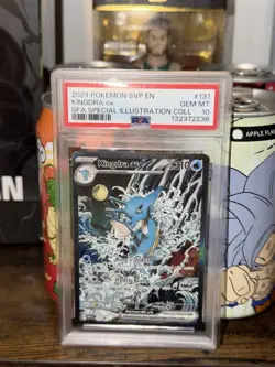 The Pokemon Company Kingdra ex #131 SV Promo Special Illustration Holo PSA 10 EN - Image 2