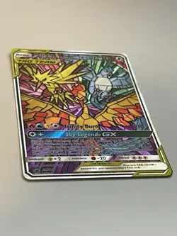 Pokemon TCG Moltres & Zapdos & Articuno GX SM210 Hidden Fates Promo Holo Rare - Image 5