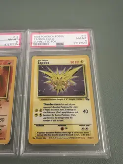 1999 Pokemon - 3 Legendary Birds Base & Fossil - Zapdos, Moltres & Articuno -CGC - Image 4