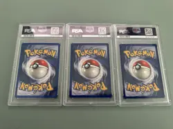 1999 Pokemon - 3 Legendary Birds Base & Fossil - Zapdos, Moltres & Articuno -CGC - Image 5