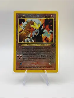 Pokemon TCG “ENTEI” Reverse Holo #34 Blackstar Movie Promo NM/MT+ Unplayed - Image 1