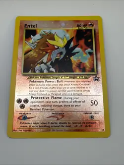 Pokemon TCG “ENTEI” Reverse Holo #34 Blackstar Movie Promo NM/MT+ Unplayed - Image 3