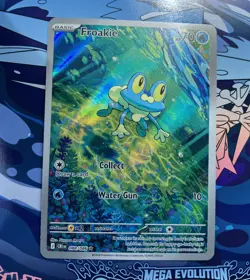 Froakie 088/086 Illustration Rare ME04: Chaos Rising Pokemon Holo NM Full Art! - Image 1