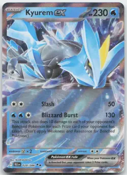 Pokemon: Kyurem ex - SV: Black Bolt - Double Rare - NM - Image 1