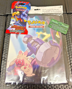 Ultra Pro Pokemon 9 Pocket Portfolio Binder -TINKATON (+1 Destined Rivals Pack) - Image 1