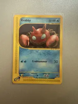 Pokemon TCG Krabby Expedition Base Set 115/165 Regular Common - Image 1
