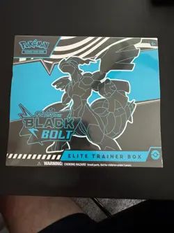 Pokemon Center Black Bolt Elite Trainer Box ETB Set New & Sealed - Image 1