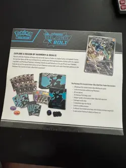 Pokemon Center Black Bolt Elite Trainer Box ETB Set New & Sealed - Image 2