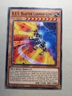 YUGIOH MP20-EN111 B.E.S. Blaster Cannon Core Common 1st Edition - Image 1