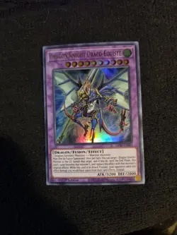 Dragon Knight Draco - Equiste GFTP-EN093 Yugioh 1st Edition Ultra Rare - Image 1