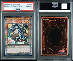 PSA 10 Blue-Eyes White Dragon Ukiyoe Edition 25th Anniversary Yu-gi-oh Card JP - Image 3