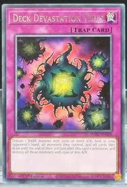 Deck Devastation Virus - WISU-EN058 - Rare - 1st Edition Yugioh - Image 1