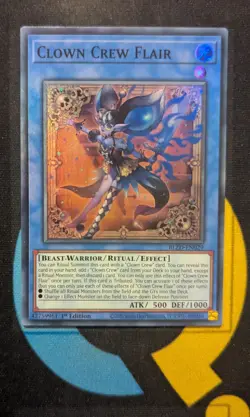 BLZD-EN029 Clown Crew Flair Super Rare 1st Ed YuGiOh - Image 1