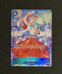 Bandai One Piece Card Game Yamato OP13-054 Carrying on His Will SR Foil Alt Art - Image 1