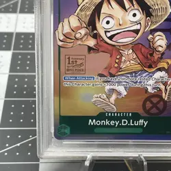 Monkey D. Luffy One Piece Anime 1st Anniversary PSA 10 #037 STAMPED ! - Image 4