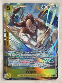 One Piece TCG Wyper OP15-114 Alt Art Holo Sky Island English Near Mint - Image 1