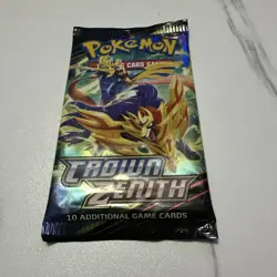 Pokemon TCG Crown Zenith Sealed Booster Pack - Image 1
