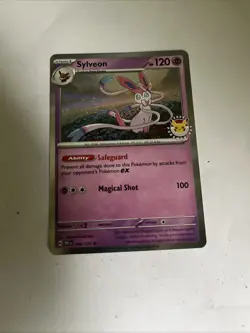 2025 Sylveon Pokemon Day (Stamped) - Exclusive Promo - Beautiful and mint rare! - Image 1
