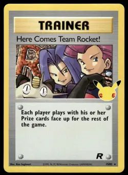Pokemon TCG Celebrations #15/82 Here Comes Team Rocket! NM - Image 1
