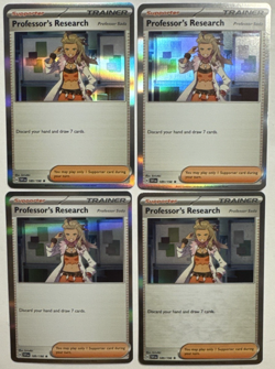 Pokemon TCG - Professor's Research 189/198 Scarlet & Violet - NM - Playset 4x - Image 1