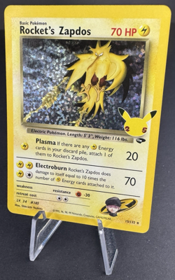 Rocket's Zapdos 15/132 Holo Celebrations: Classic Collection - Pokemon TCG - NM - Image 3