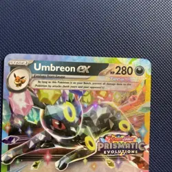 Umbreon ex Prismatic Evolutions Stamp Surprise Box Exclusive Pokemon SV Era - Image 2