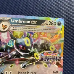 Umbreon ex Prismatic Evolutions Stamp Surprise Box Exclusive Pokemon SV Era - Image 4