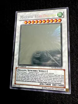 YUGIOH MAJESTIC STAR DRAGON GHOST RARE SOVR-EN040 1 EDITION NM - Image 4