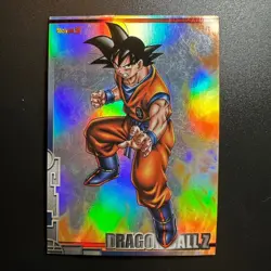 S1194 Son Goku Holo Japanese Dragon Ball x Amada Card - Image 1
