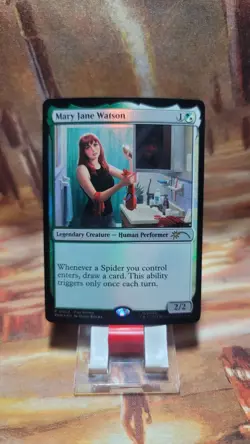 MTG Mary Jane Watson #4 Foil Play Promos Secret Lair Drop - Image 1