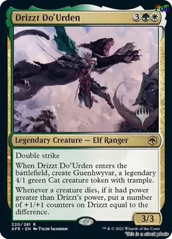 Drizzt Do'Urden [PPAFR - 220] - NM [Foil] TCG MTG - Image 1