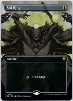 Sol Ring (Borderless) (Foil) 0427 (P) MTG Commander: Secrets of Strixhaven (SOC) - Image 1